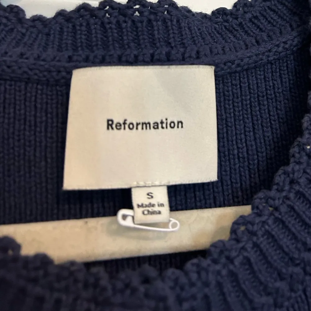 Reformation Catalina Cotton Mini Dress - Image 3