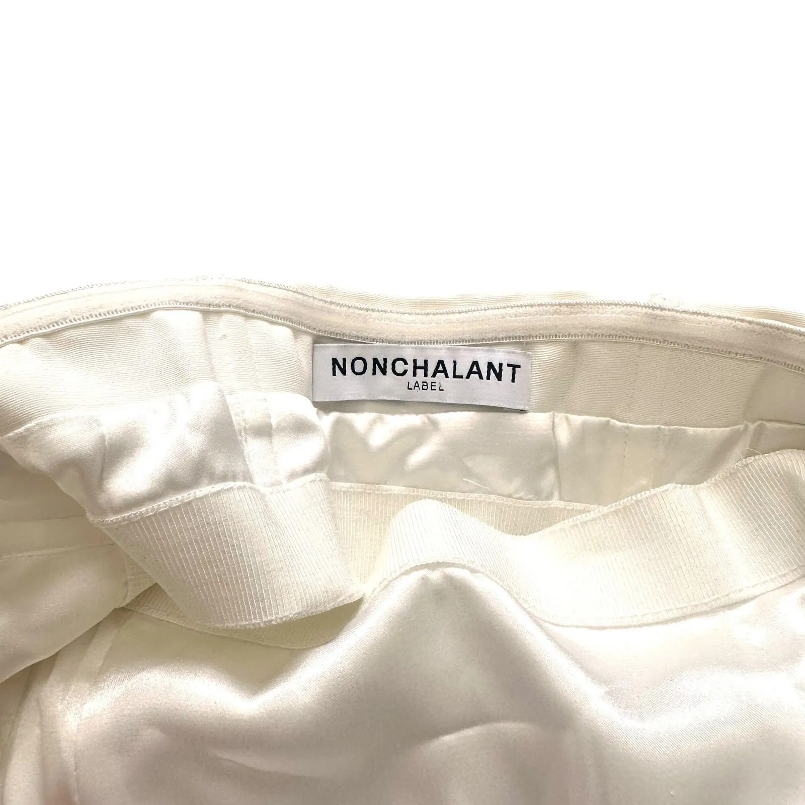 NONCHALANT LABEL Gayle Zippered Mini Dress‎ White X - Image 4