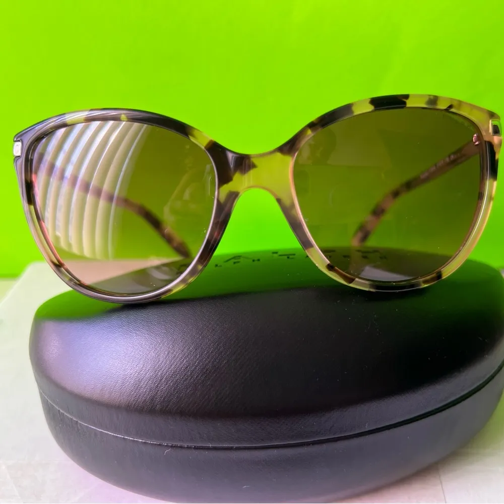 Ralph Lauren RA5160 1116/14 57. 17 13 New Brown Snakeskin Print/Gold Sunglasses - Image 4