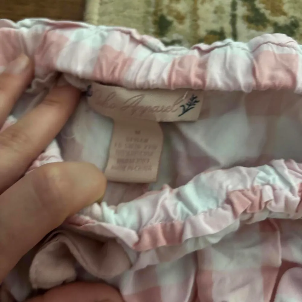 GUC SoHo Apparel Pink Plaid Pajama 2 Piece Tank Top And Pant Set - Image 8