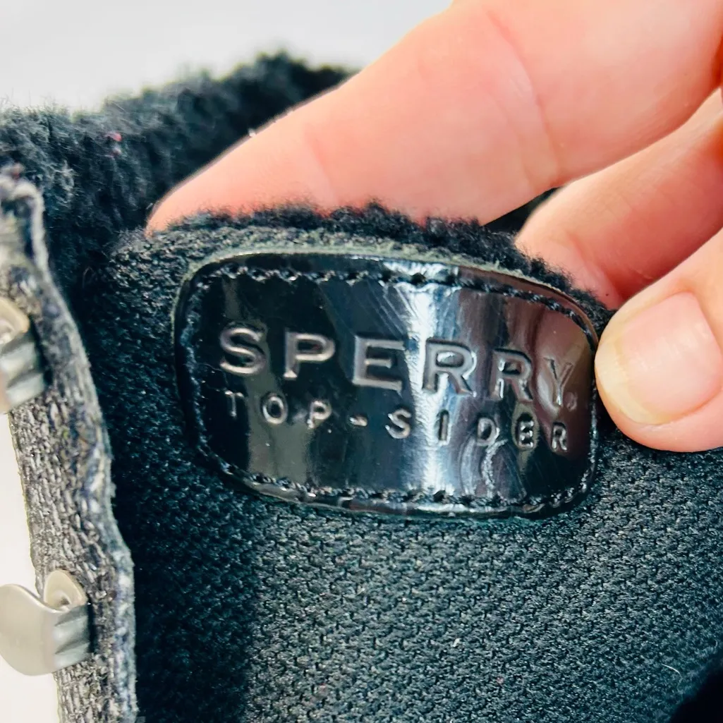 Sperry Top Sider Glitter Hiker
Fish Boots, Black, size 8 - Image 8