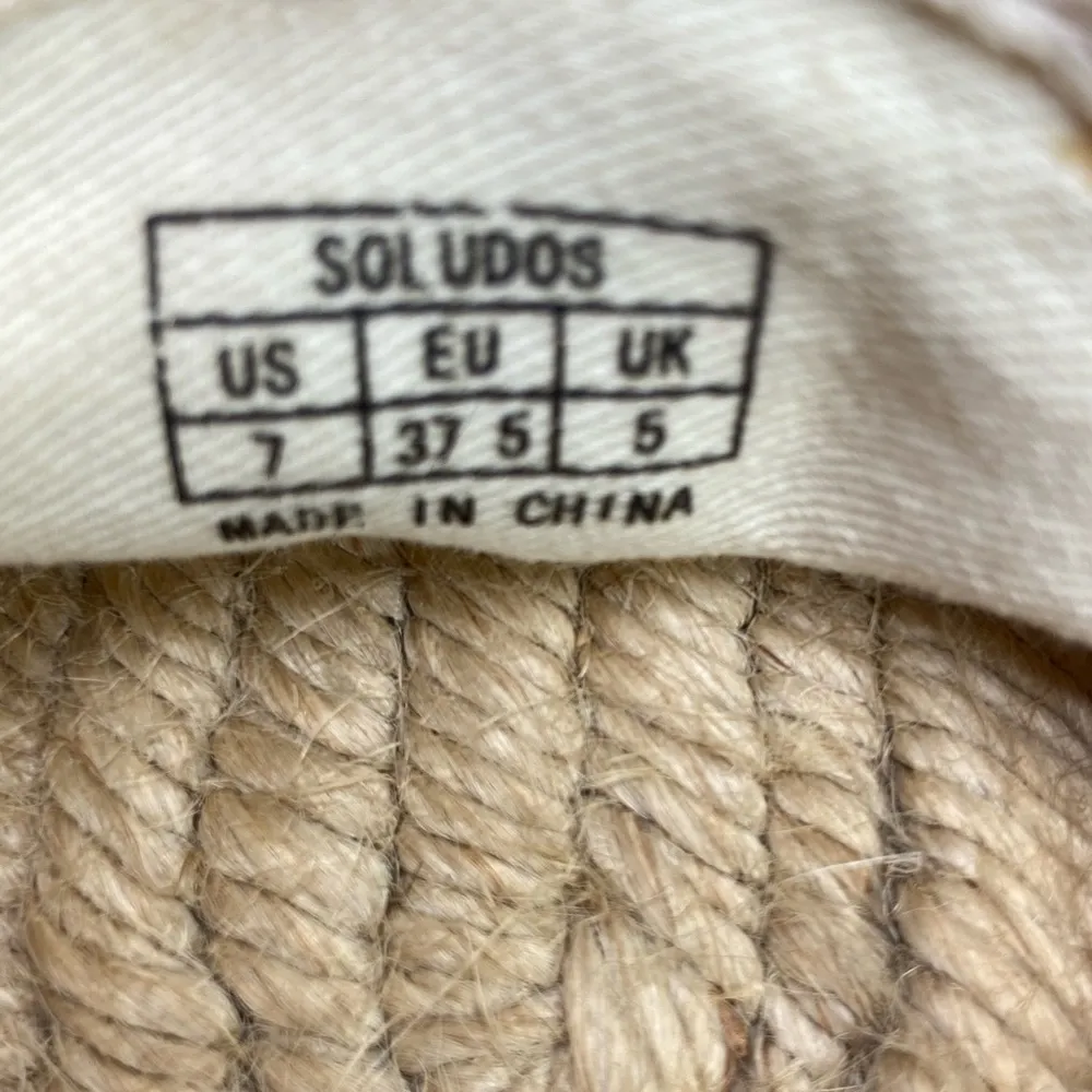 Soludos Women’s Canvas Smoking Slipper Candy Stripe Espadrilles Size 7 - Image 18