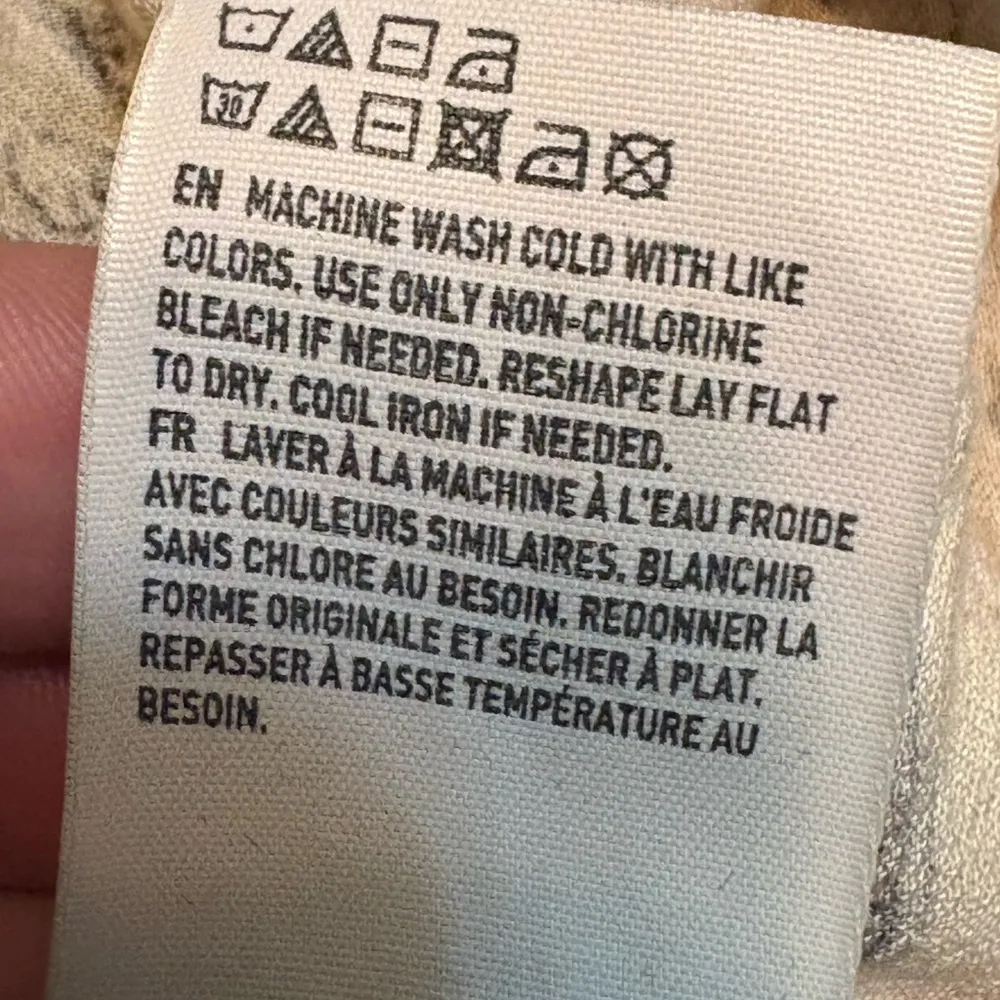 American Eagle Outfitters Brown and Cream Tie-Front Crop Camisole size L - Image 8