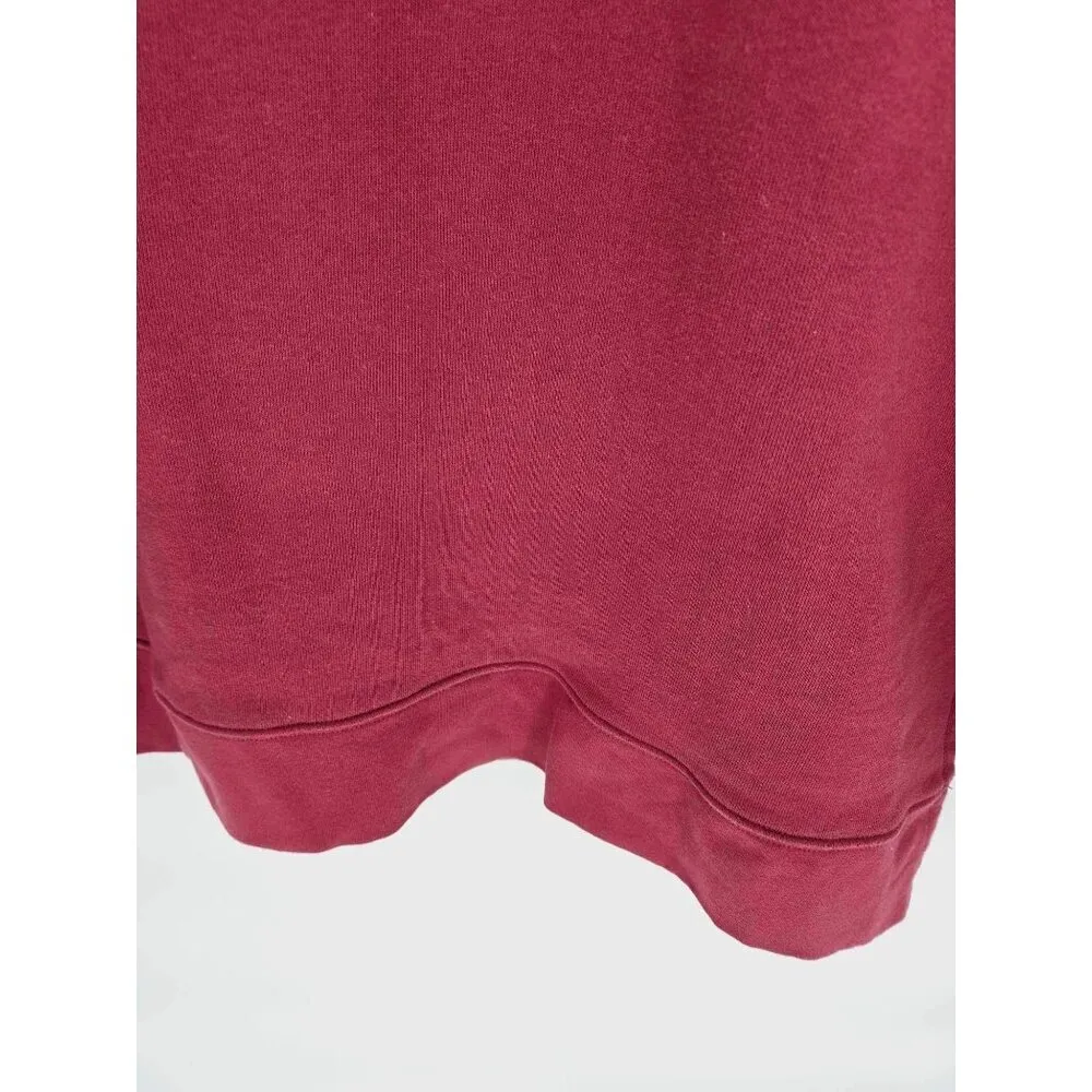 Athleta 24/7 Funnel Neck red Sweatshirt size small - Image 8