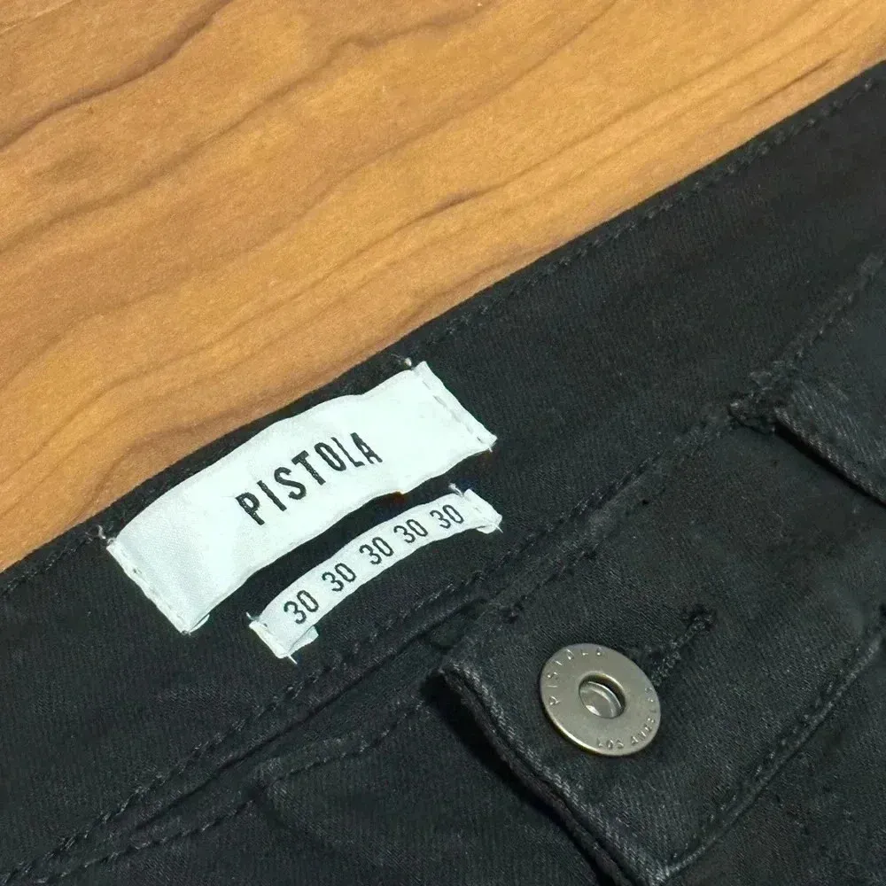 PISTOLA Black Straight Leg Studded Jeans Women’s 30 - Image 2