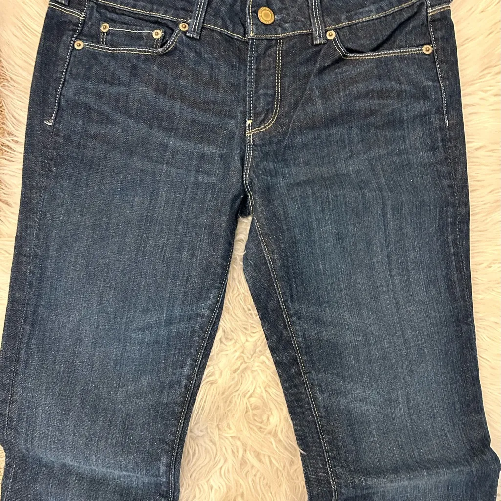 Never worn! American Eagle Vintage AE77 cuffed flare leg jeans! TALL INSEAM 34 - Image 5