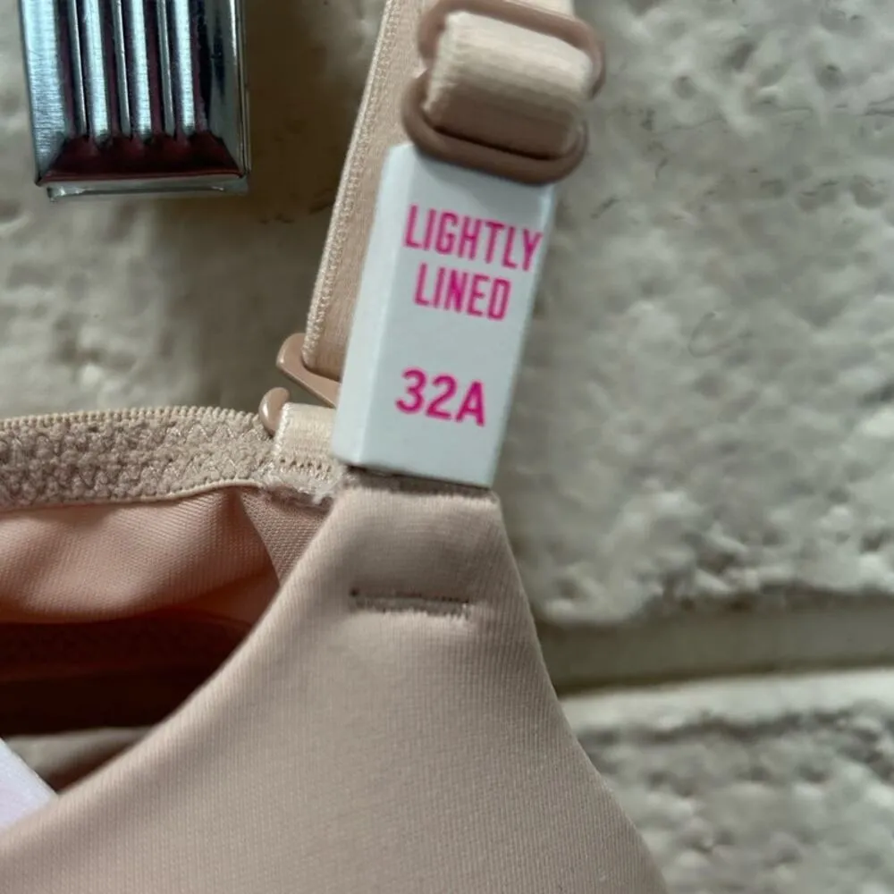 PINK Victoria’s Secret Wear Everywhere Lighly Lined Nude Bra size  32A N… - Image 11