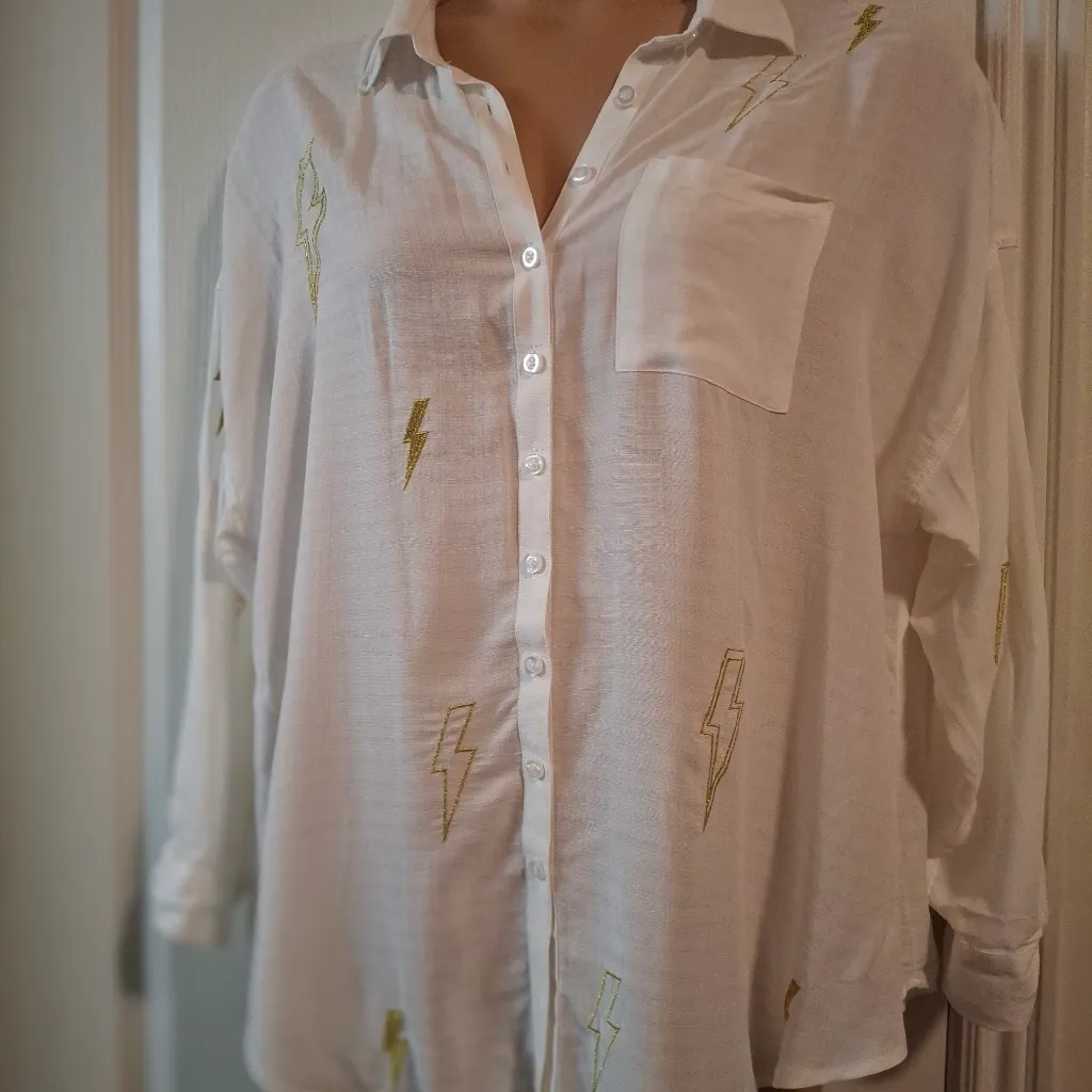 Torrid Sz 0 White Rayon Garment NWOT - Image 6