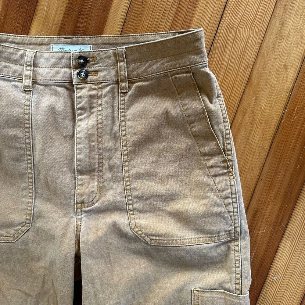 Madewell Military Straight Pants in Dark Ochre Size 27 - Image 7