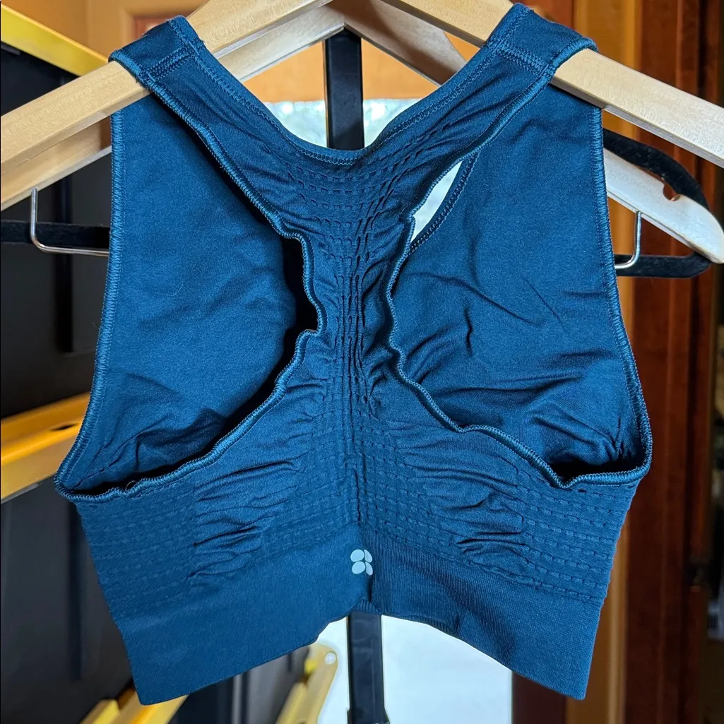 NWOT Sweaty Betty Stamina Sports Bra ATLANTIC GREEN Women’s Size Small - Image 5