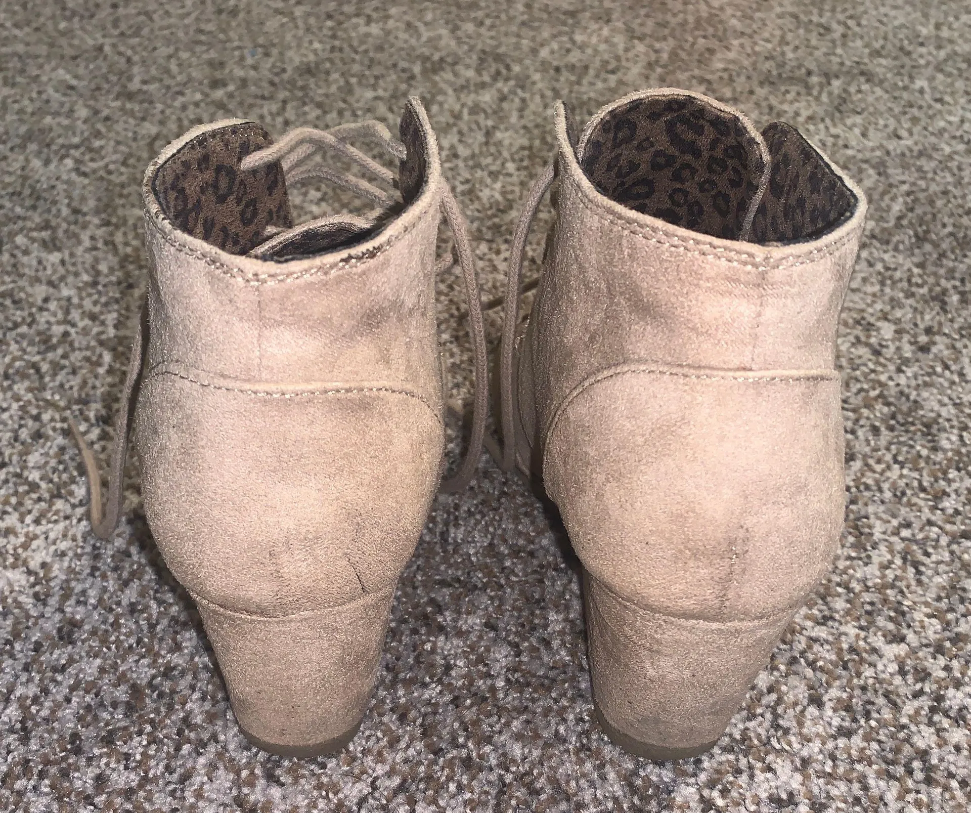 Cityclassifed Tan Ankle Booties Size 7.5 - Image 3