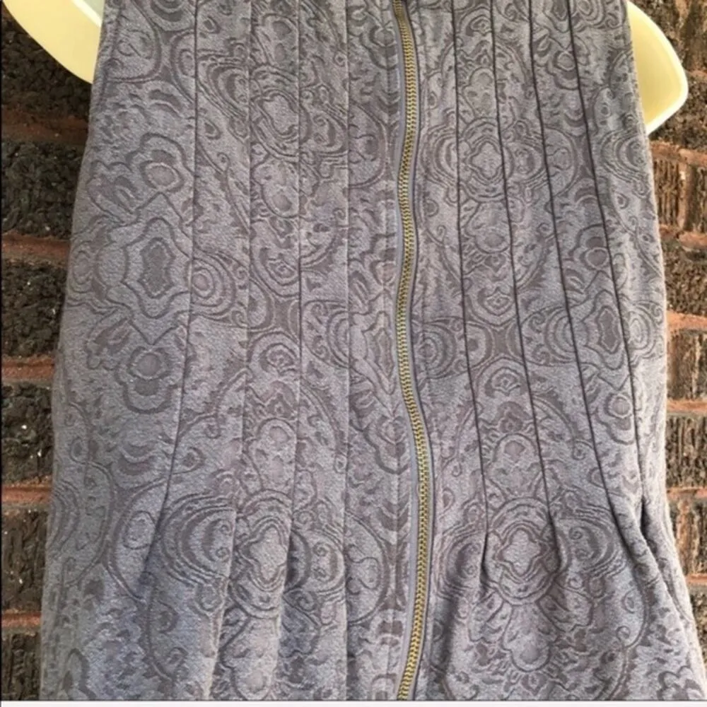 Urban Outfitters Kimchi Blue Brocade Origami Ruffle Dress Medium Tapestry - Image 7