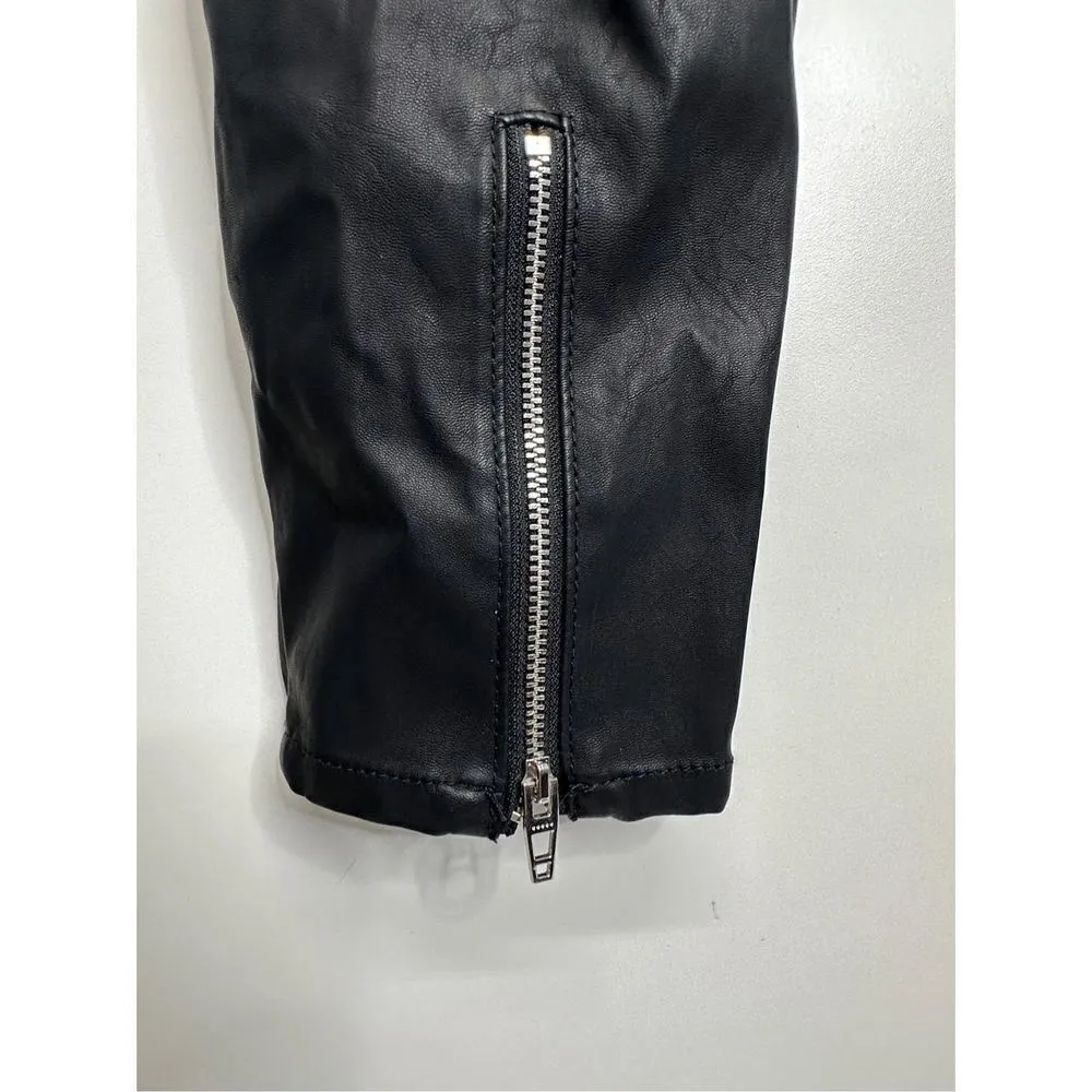 Blanknyc Womens Pants The‎ Bond Carbon Vegan Leather Legging Size 32 NWT Black - Image 10