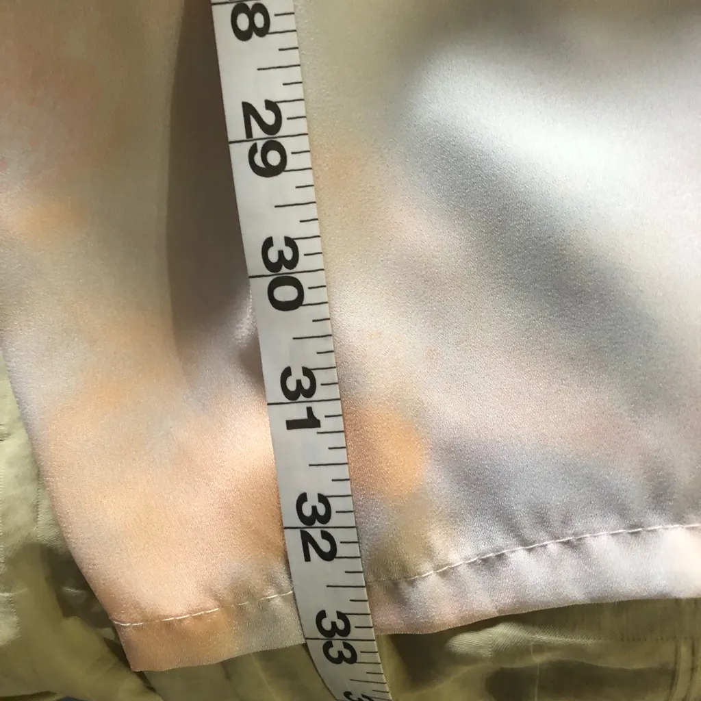 Tie dye One shoulder Dress Pink Peach M Size M - Image 11