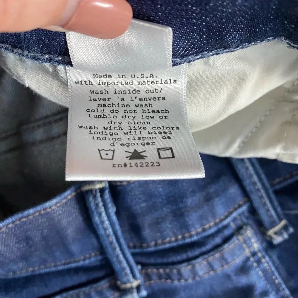 MCGUIRE 15A Newton Skinny Jeans in‎ Dark Wash Blue Size US 27 - Image 13