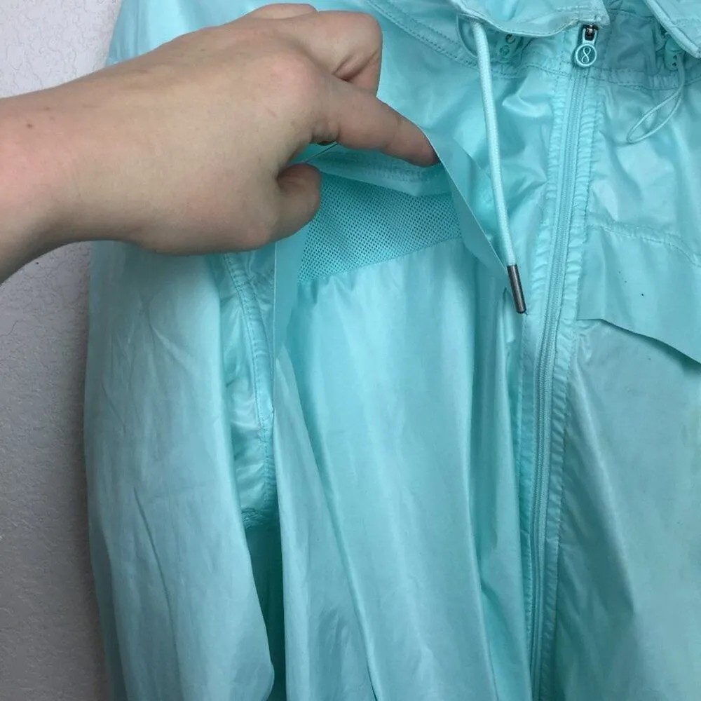 LAYERS Bright Blue Windbreaker Jacket Size M Size M - Image 3