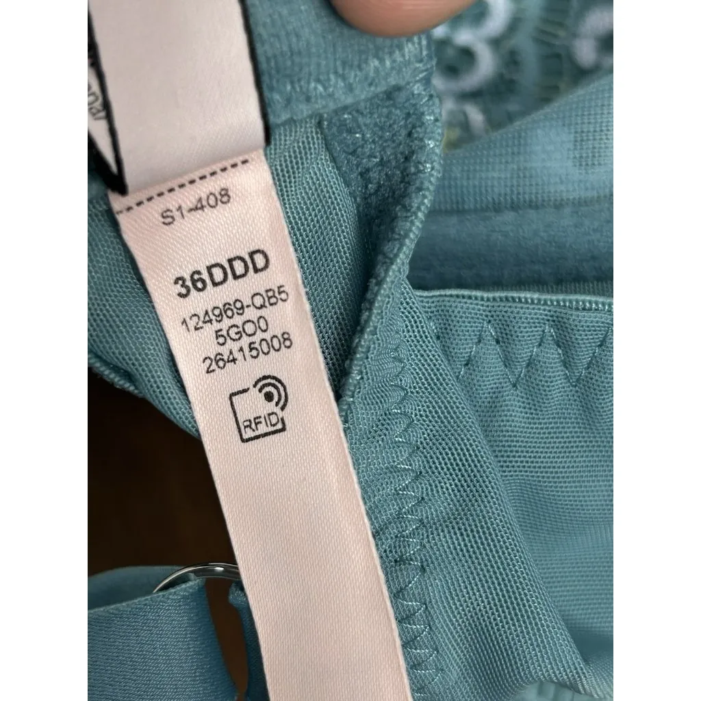 Victorias Secret Dream Angels Lined Demi Push Up Bra Size 36DDD- Floral - Image 10