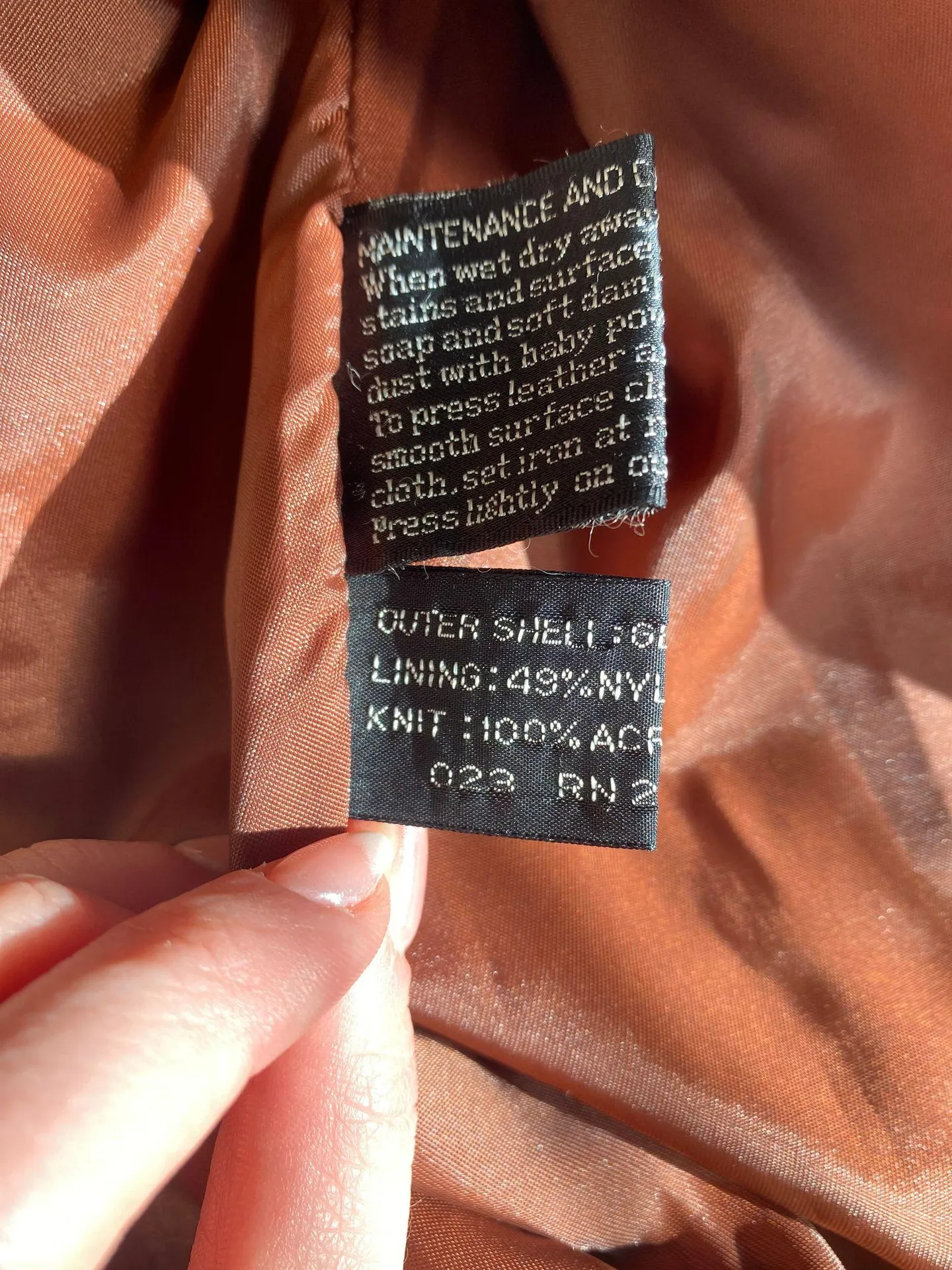 Vintage Leather Jacket - Image 8