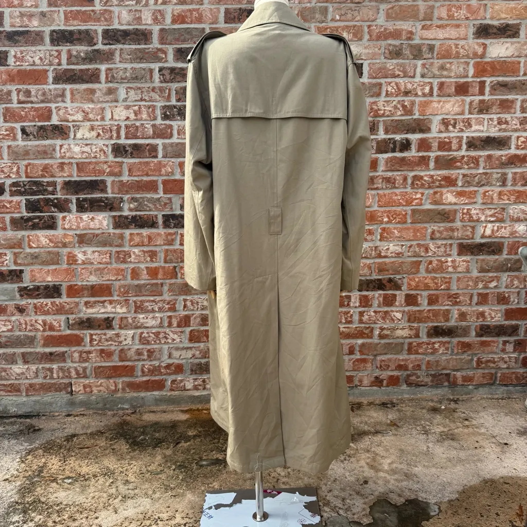 Oleg Cassini vintage heavy duty khaki peacoat / M (40 EU) / Excellent condition* - Image 10
