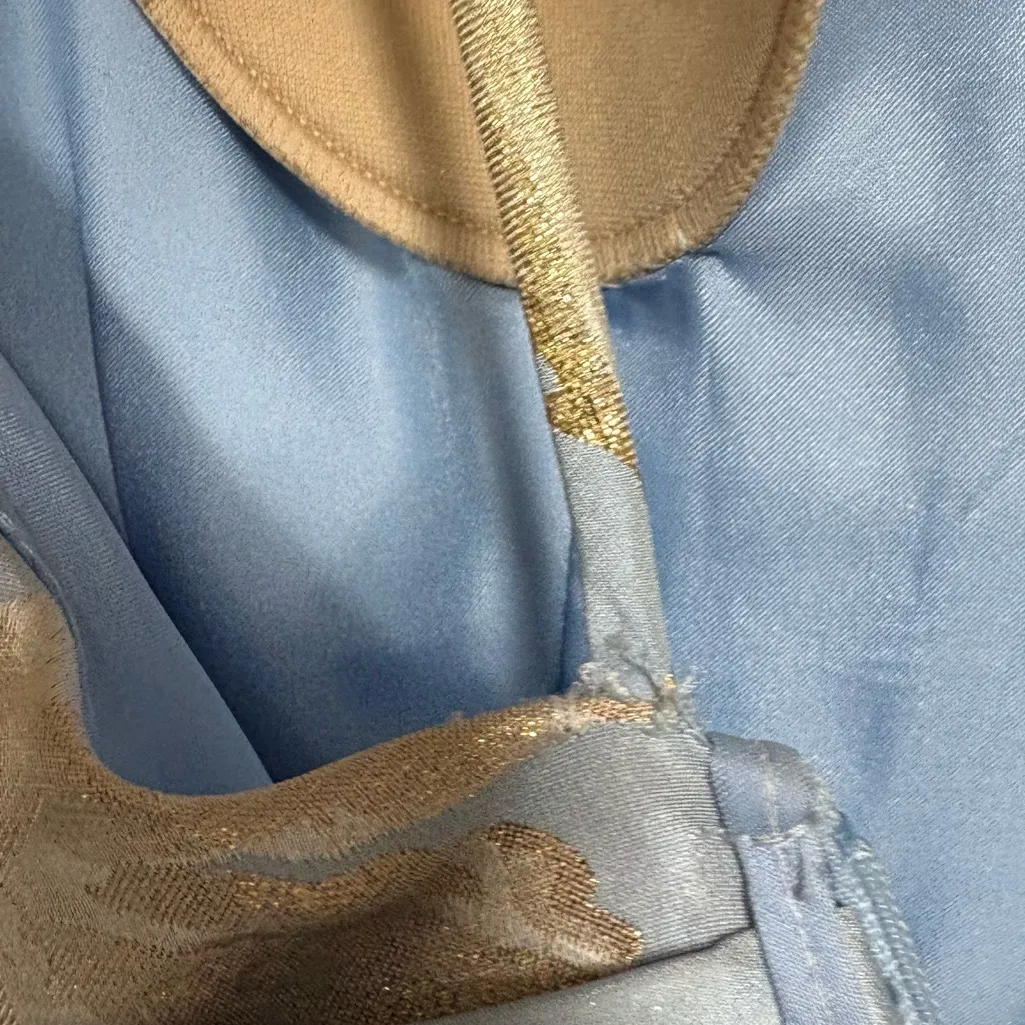 Blush Prom‎ Clarisse Deep V-neck Brocade A-line Formal Dress
Size 4 - Image 12