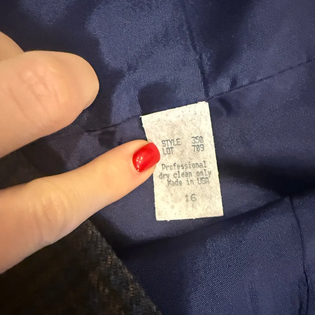 Vintage dumas plaid wool blazer - Image 3