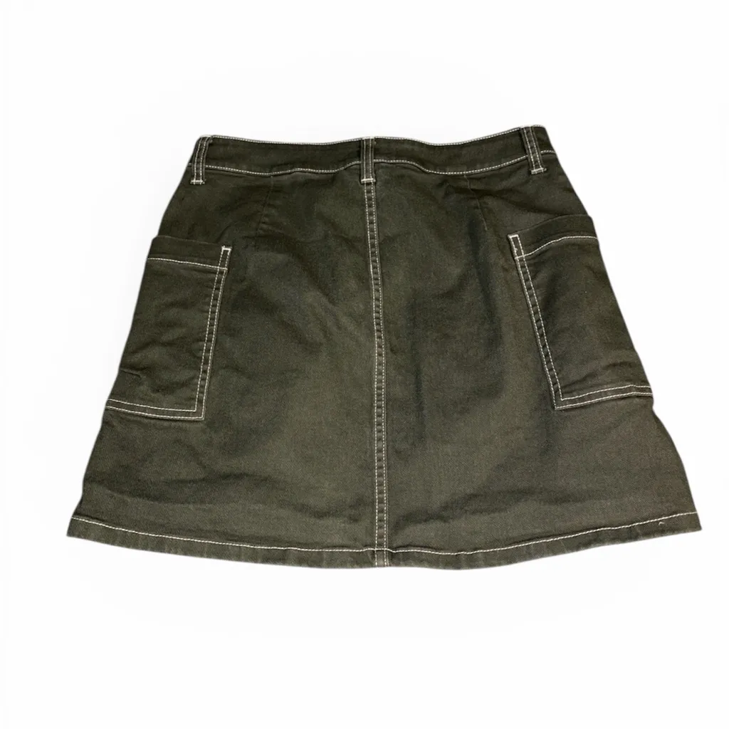 Arizona Jeans Arizona Jean Co. Forest  Green Mini Skirt with pockets Size 5 - Image 3