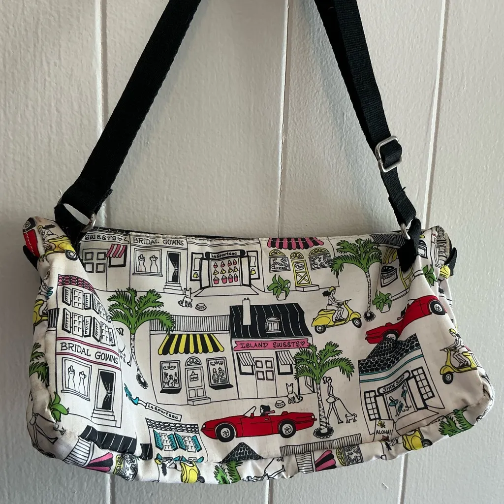 A Rare HTF Vintage Hawaii Exclusive Edition LeSportsac Fanny Pack Waist Bag - Image 8