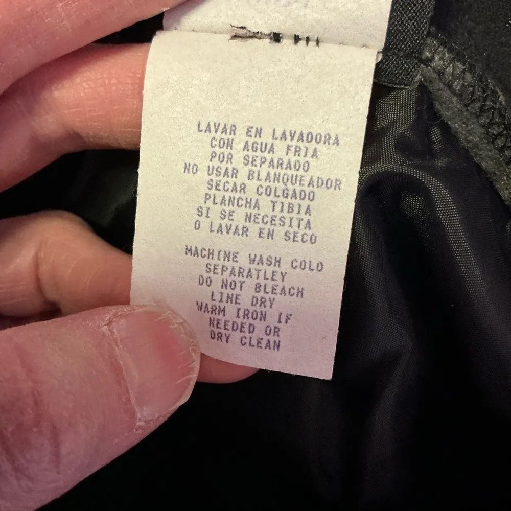 Vtg 80s sparkly pin stripe maxi skirt Black Size 8 - Image 4