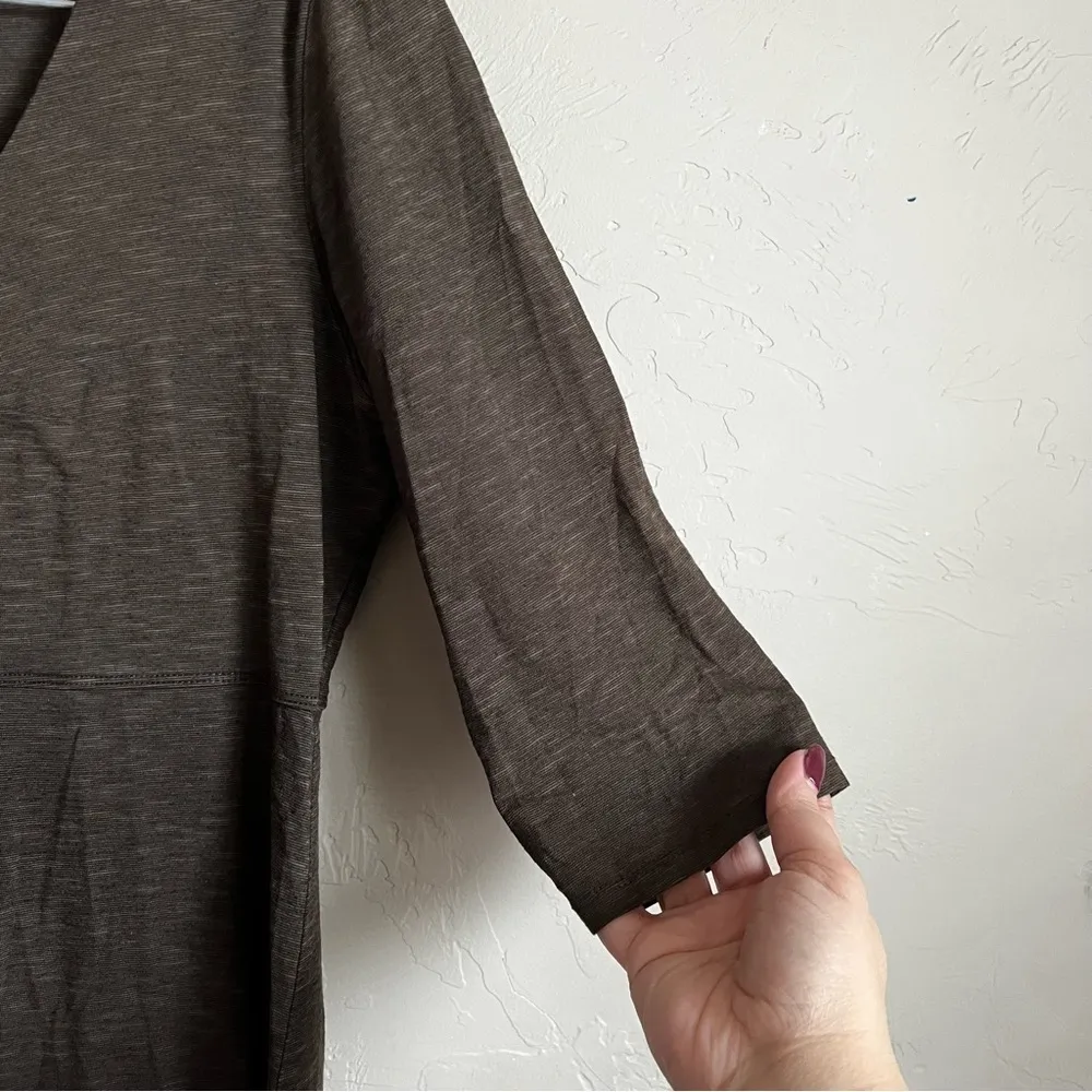 Horny Toad Toad & Co Brown Rosalinda Knee‎ Length Dress - Image 3