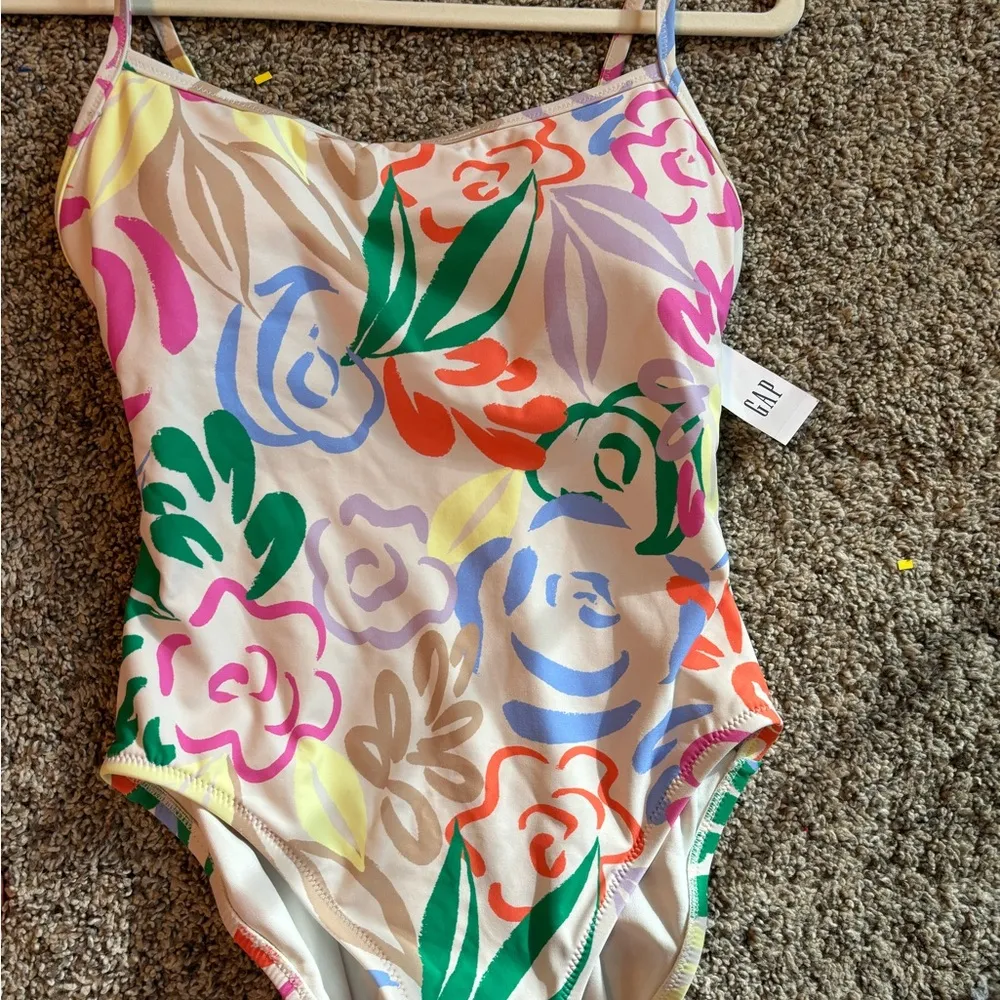 Gap NWT  Floral One Piece Bathing Suit - Image 2