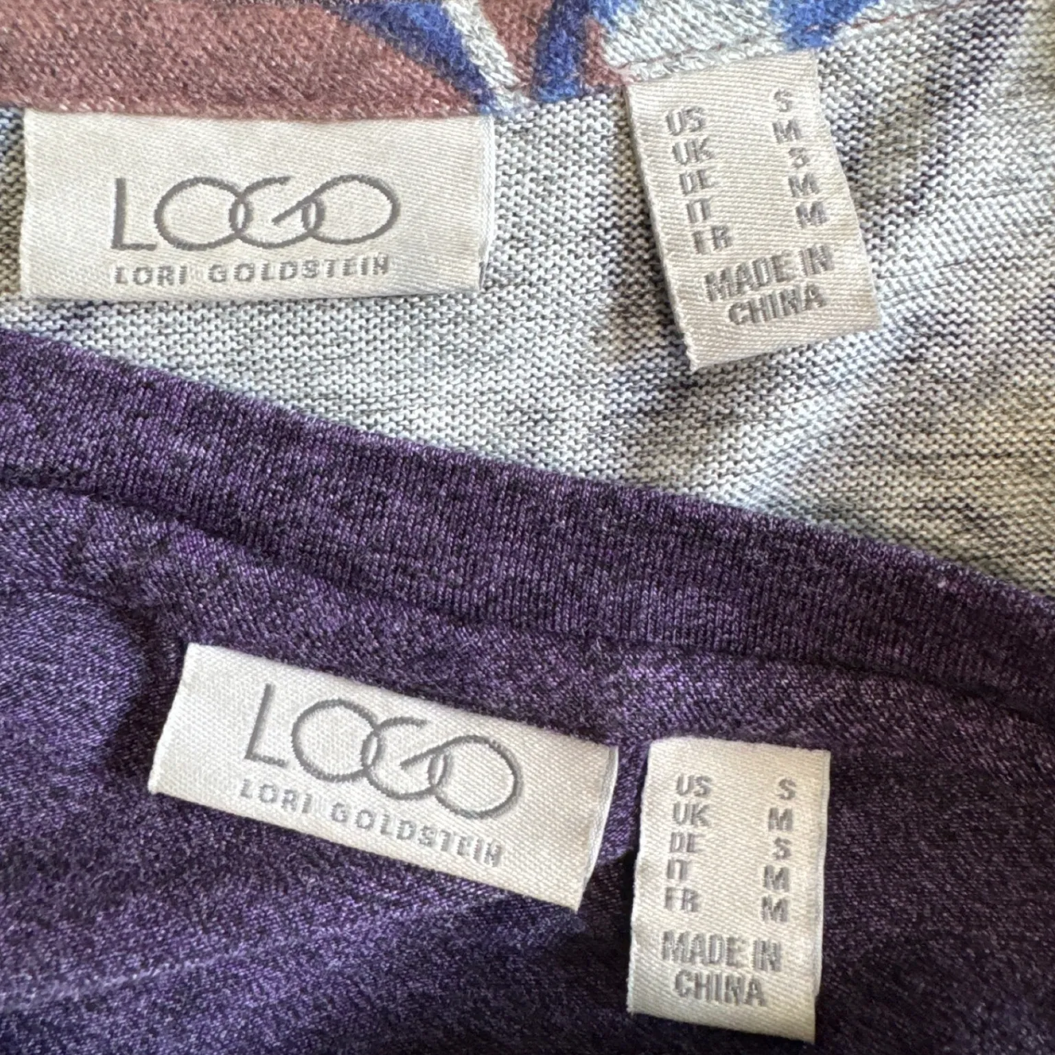 LOGO Lori Goldstein Floral Print Knit Cardigan Button Front Pocket Detail Brown - Image 4