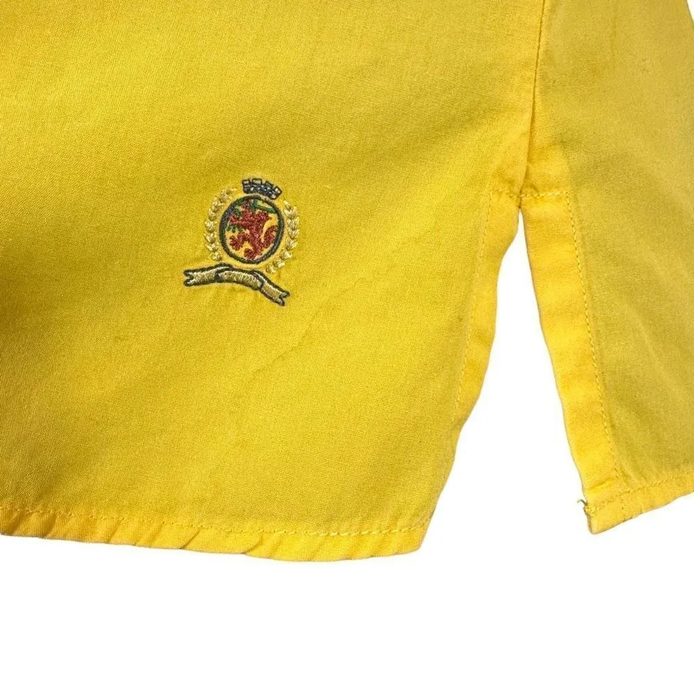 Vintage Tommy Hilfiger Short Sleeve Button Down Top Size 10 - Image 4