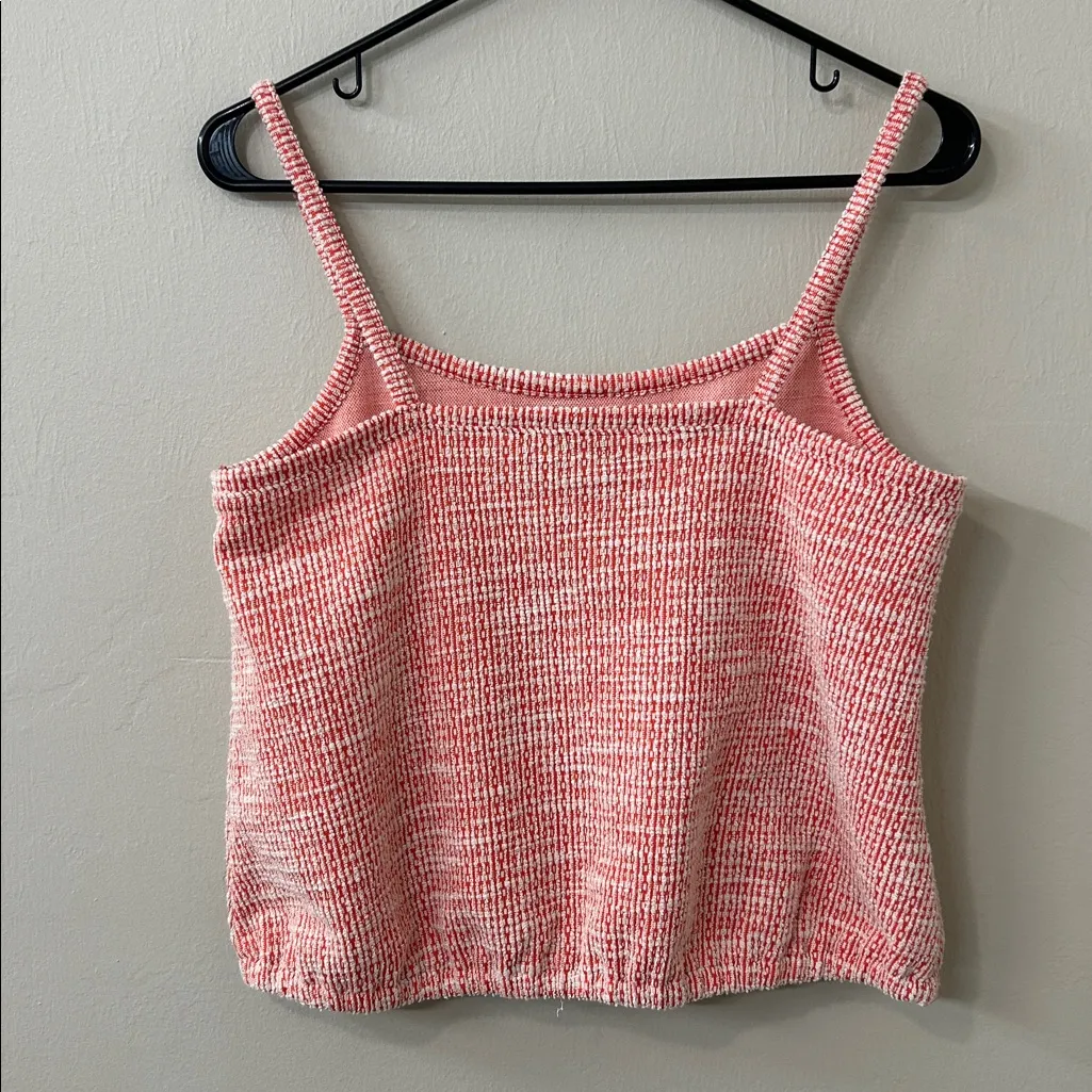 Loft Ikat Boucle Bubble Hem Cami Wild Persimmon Sz S NWT - Image 5