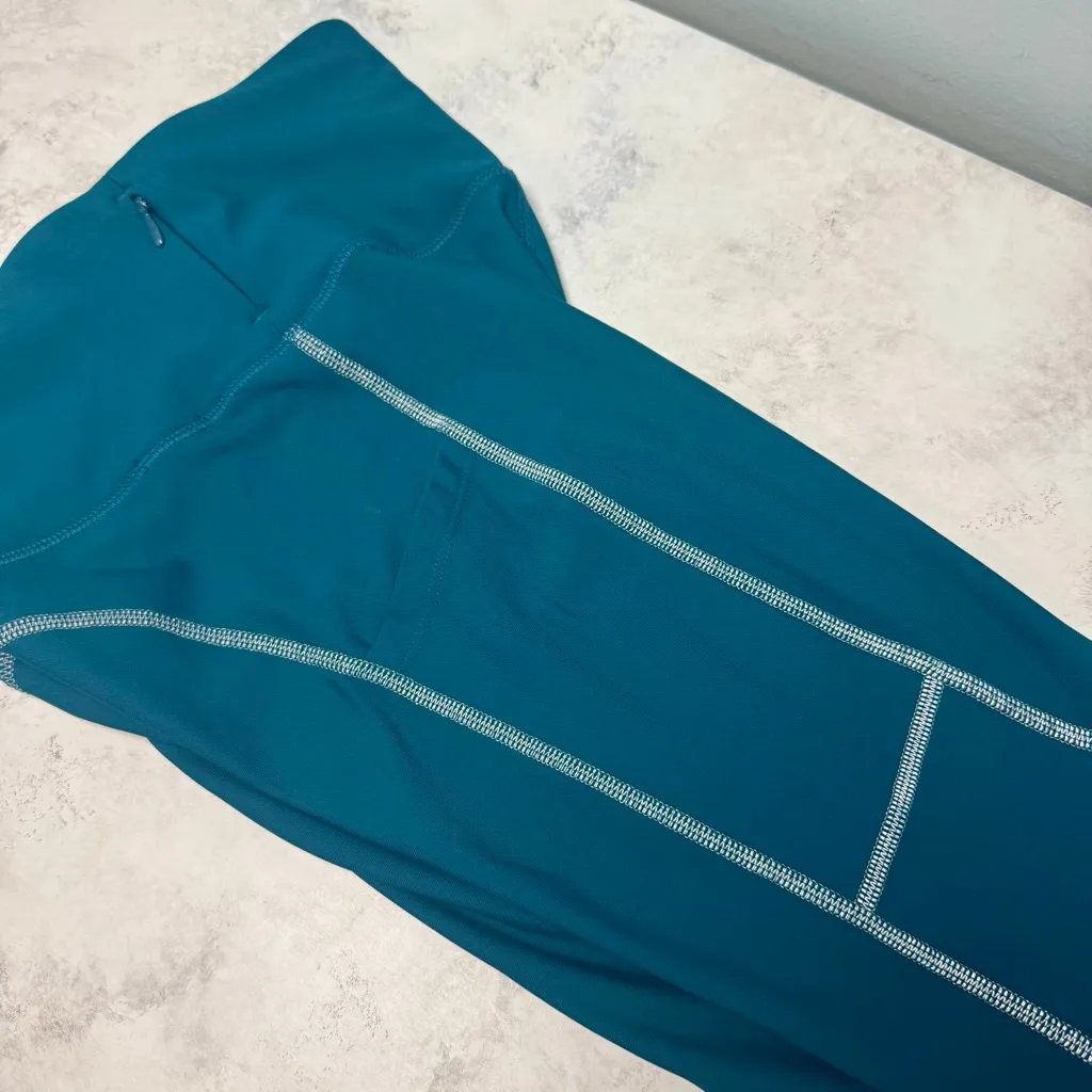 Fabletics Anywhere Motion 365+ XXS Teal Leggings - Image 7