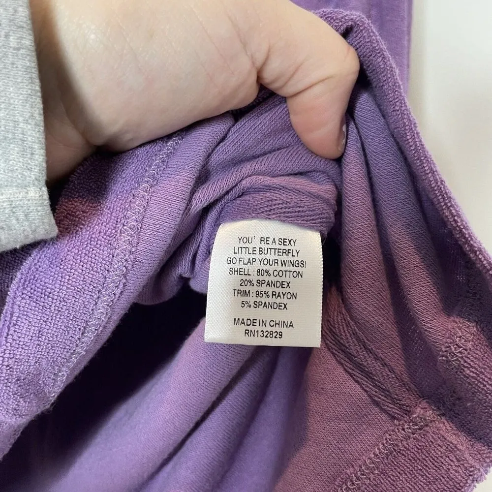 NWT LPA Revolve French Terry Viola Sweatshirt Size Medium - Image 5