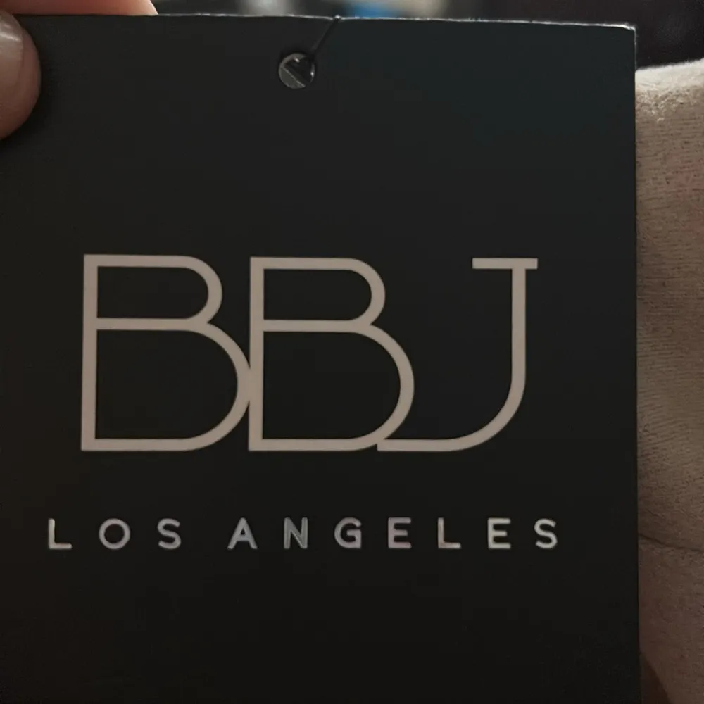 BBJ Los Angeles Suede High Rise Flare Pants Size M Color Bone Size M - Image 9