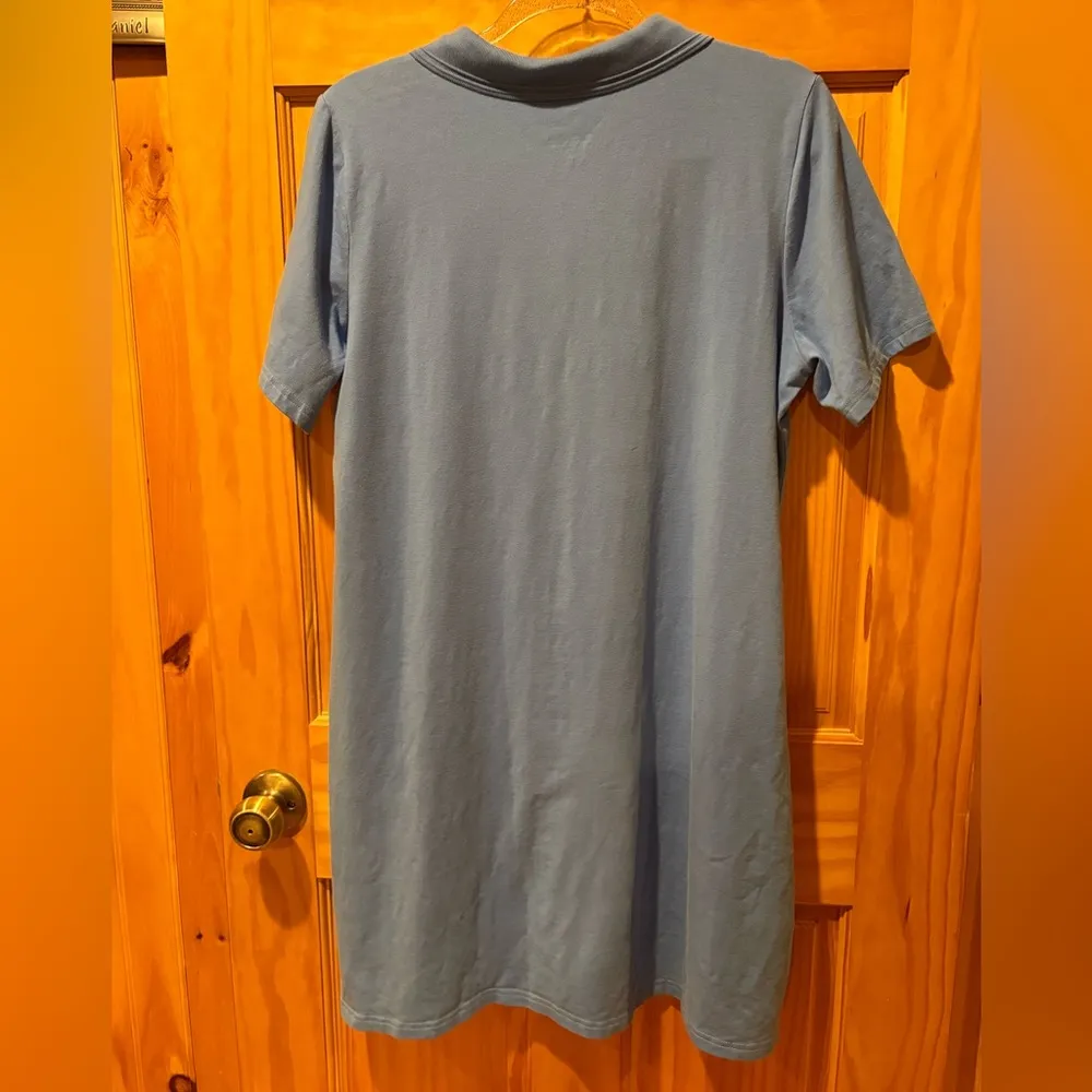 d & co brand polo dress in a light blue color women’s size L Gray Size L - Image 2