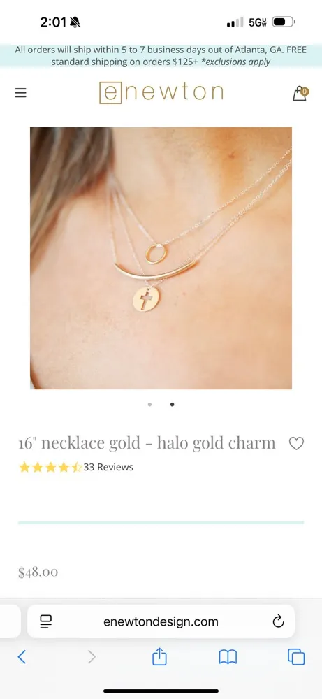 ENewton Necklace Circle  - Image 3