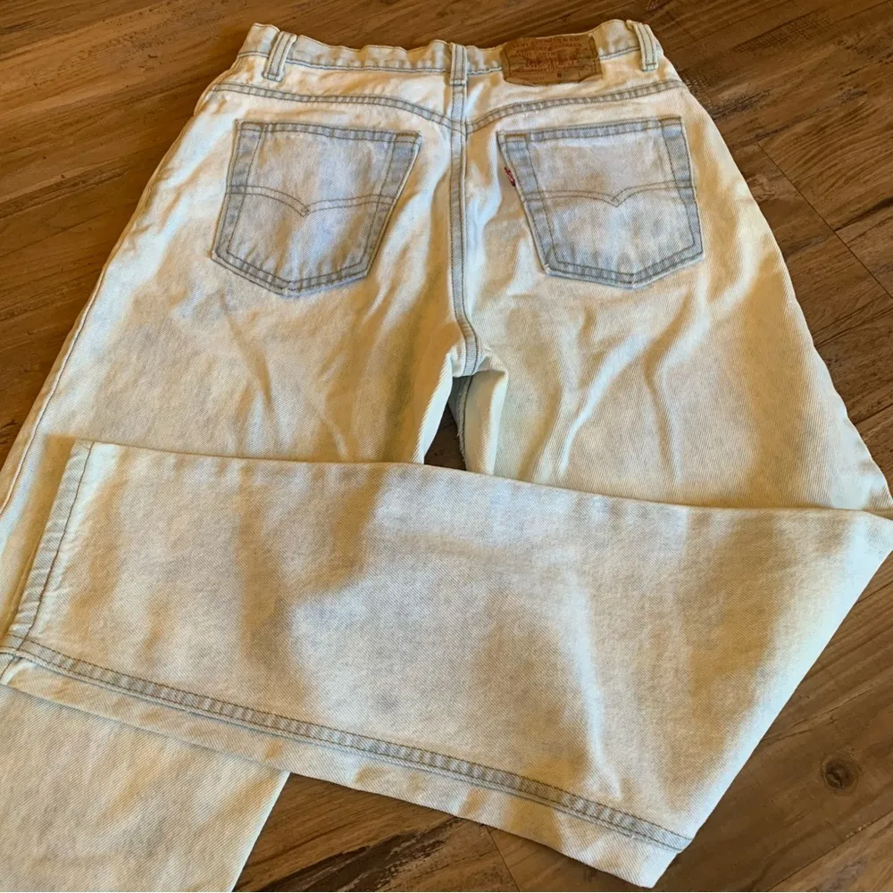 Vintage 80s 90s Levi’s Acid Wash Jeans Denim Tapered Mom Vintage 6 Waist 28 - Image 7