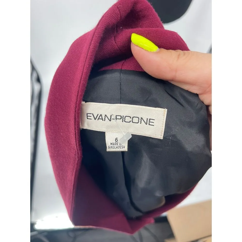 Evan-Picone‎ Vibrant Fuchsia Blazer - Chic & Versatile Size 6 - Image 7