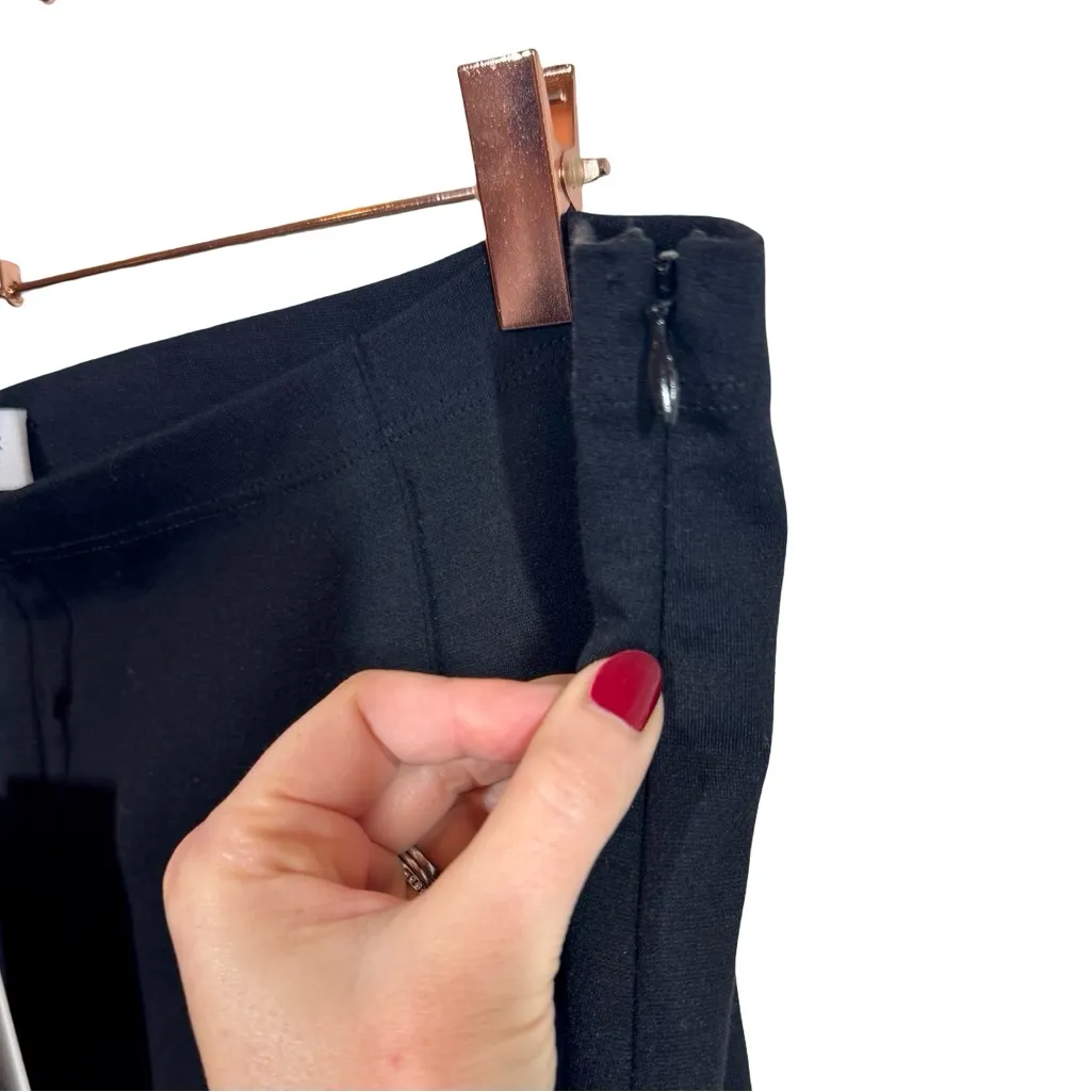 NEW NWT Ripley Rader Black Ponte Knit Wide Leg Pull On Pant 4+ - Image 8