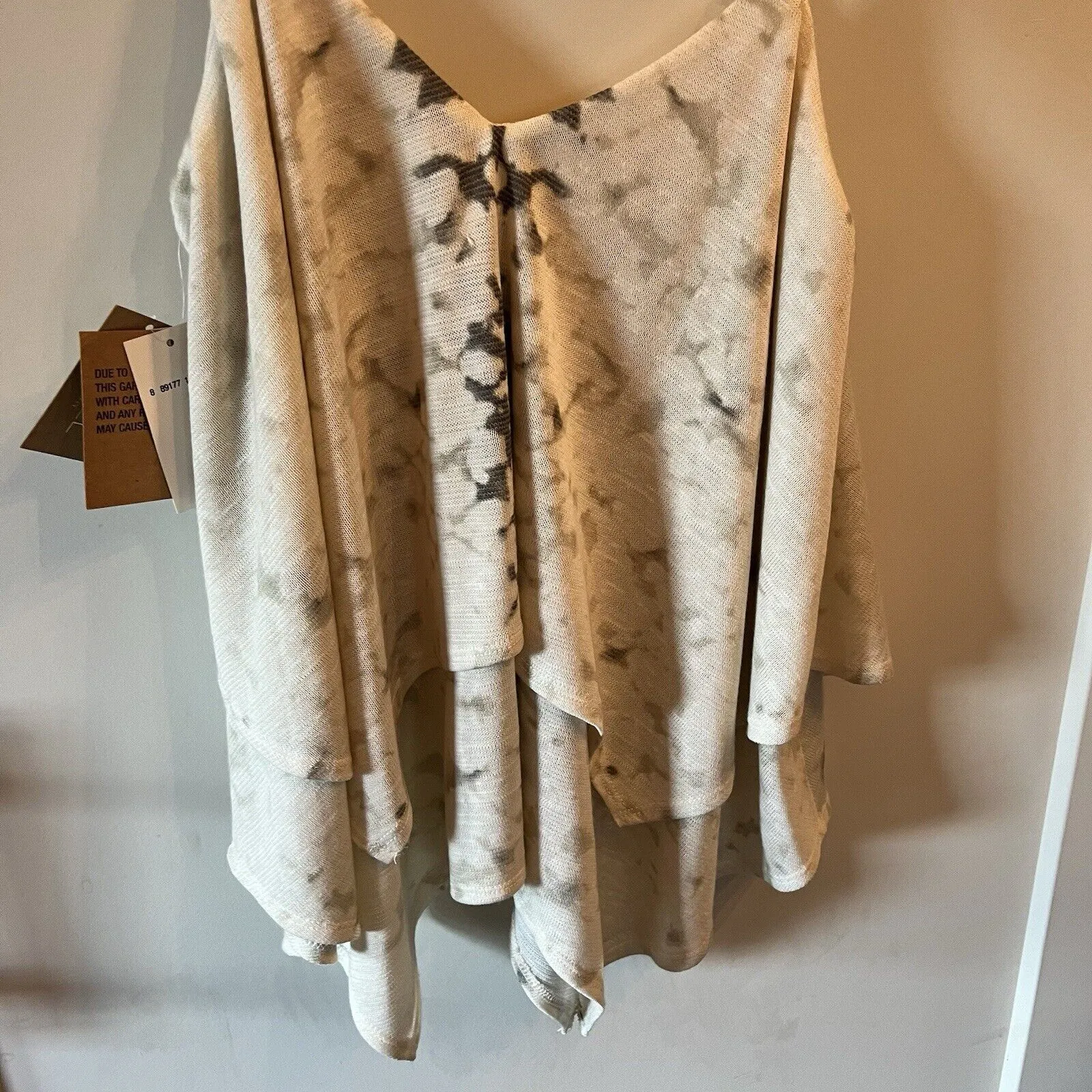 Brand New Women's Rachel Roy M Cream Gray Brown Thick Tank Top/ Fall Top Chain Size M - Image 8