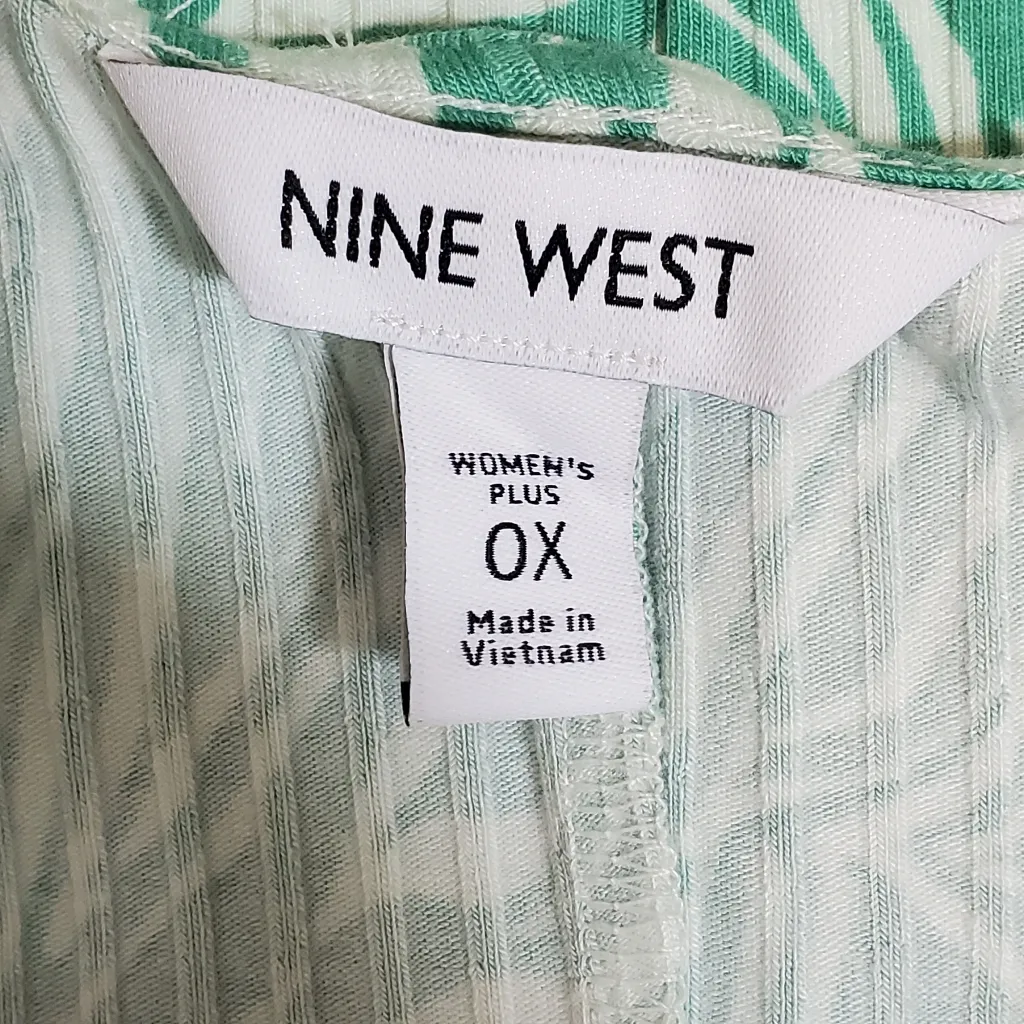 Nine West One Plus Size Shoulder‎ Bodycon Midi Dress. Size: 0X - Image 7