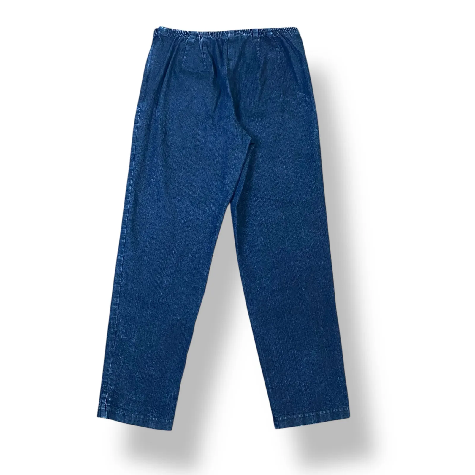 Eileen Fisher Cropped‎ Slim Leg Denim Pedal Pusher Pants Womens Size S - Image 7