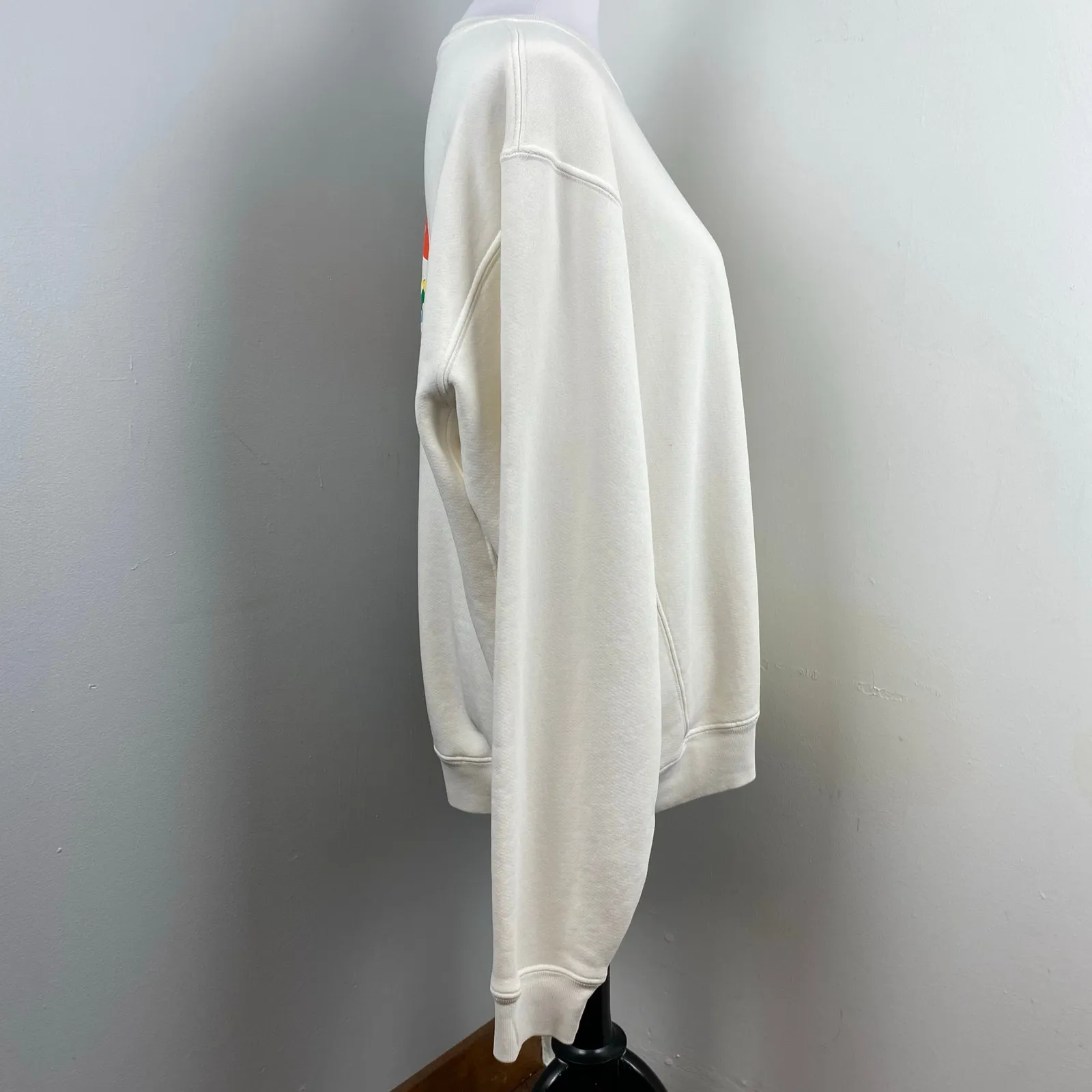 Madhappy Unisex Prism Capsule White Sweatshirt Rainbow Graphic Large NWT - Image 7