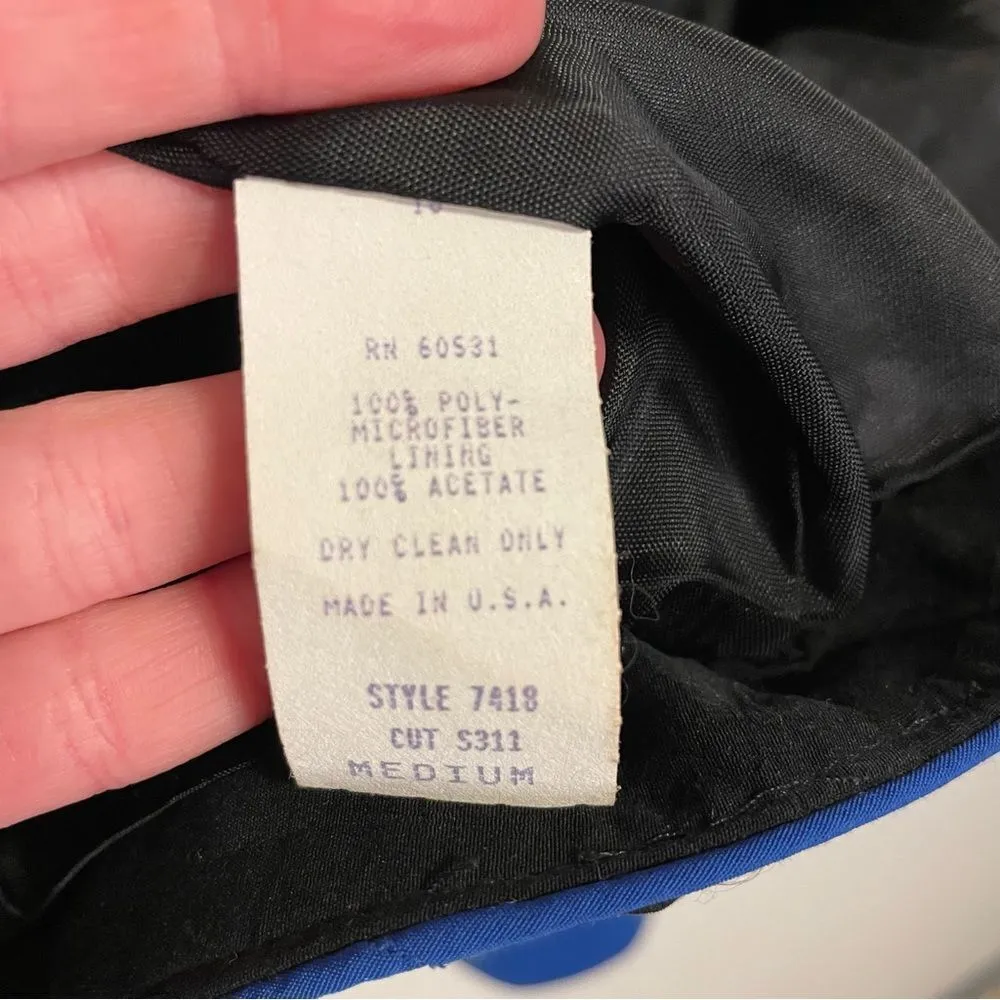Saddle Ridge Vintage Collection riding equestrian blazer jacket size medium Black - Image 8