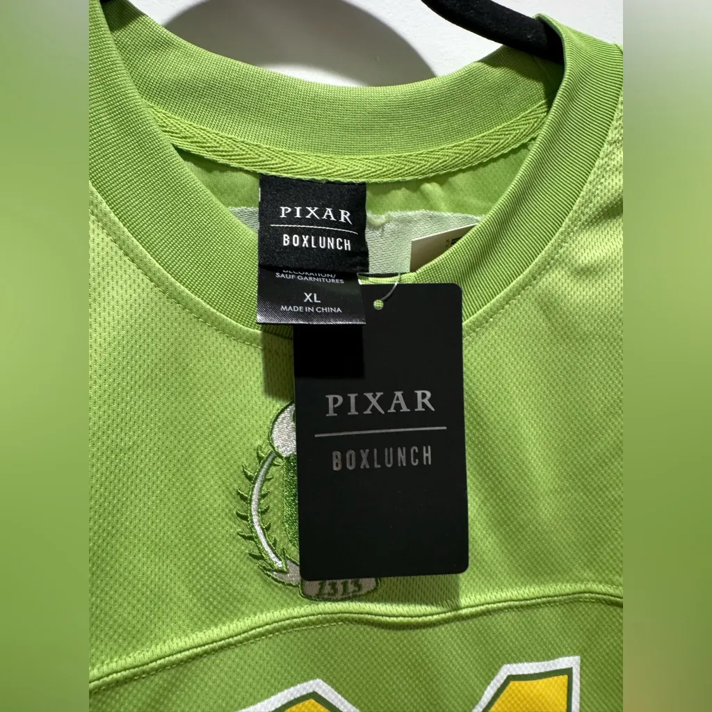 Disney Pixar Monsters University Mike Oozma Kappa Cropped Football Jersey - Image 6