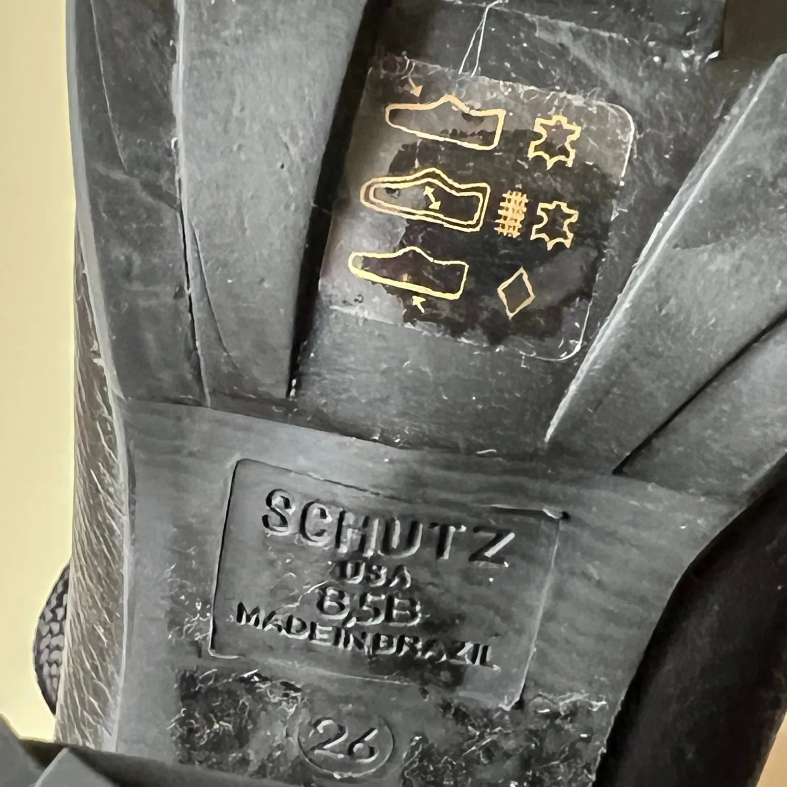 Schutz Zhara Winter Bootie Womens 8.5 Black Lace Up Chunky Combat Boots Urban - Image 11