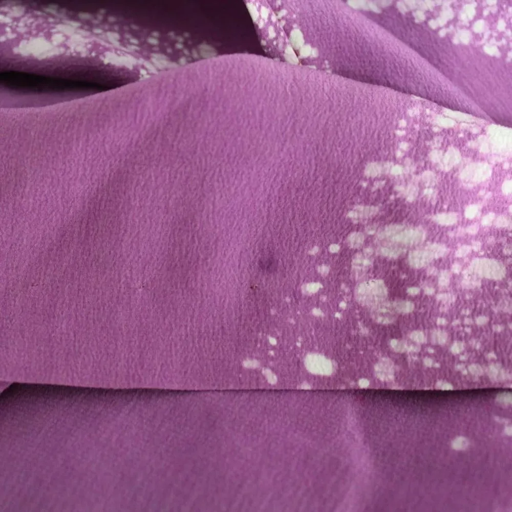 Katrien Van Hecke Silk Hand Painted Tunic Dress Purple Size undefined - Image 5