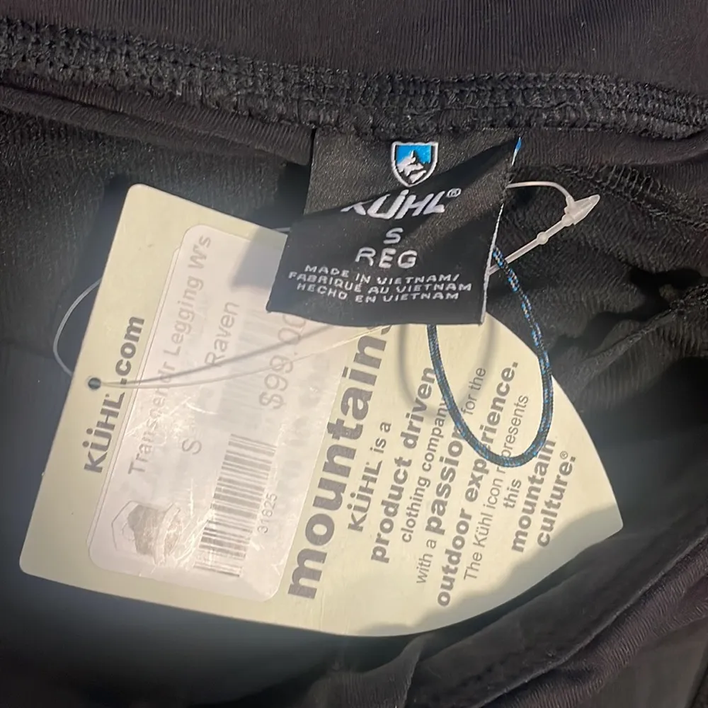 Kuhn transcendr legging woman’s black outdoor pant New - Image 2